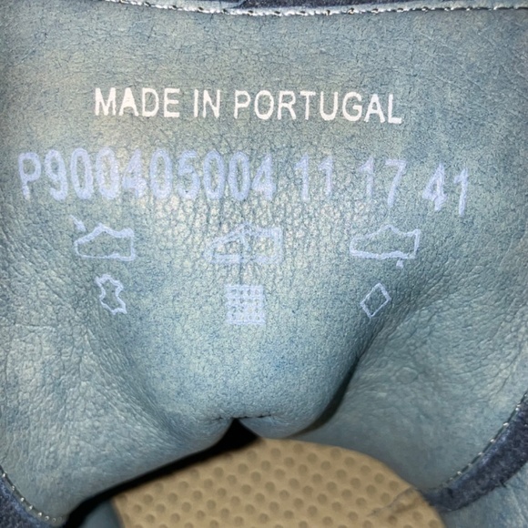 Softinos Blue leather sneakers - Picture 2 of 12